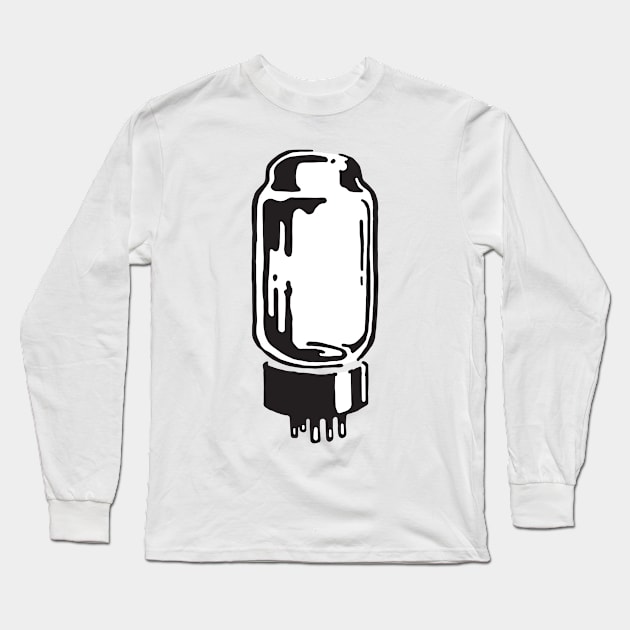 Vacuum Tube graphic Long Sleeve T-Shirt by SerifsWhiskey